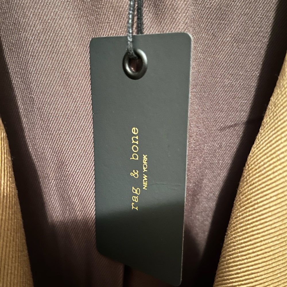 Rag & Bone Preston Blazer in Dark Tan Sz 2 NWT - Picture 5 of 7